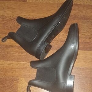 Women's Black Rain Boots